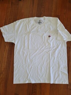 Ben Davis White Short Sleeve Pocket Tee WHITE